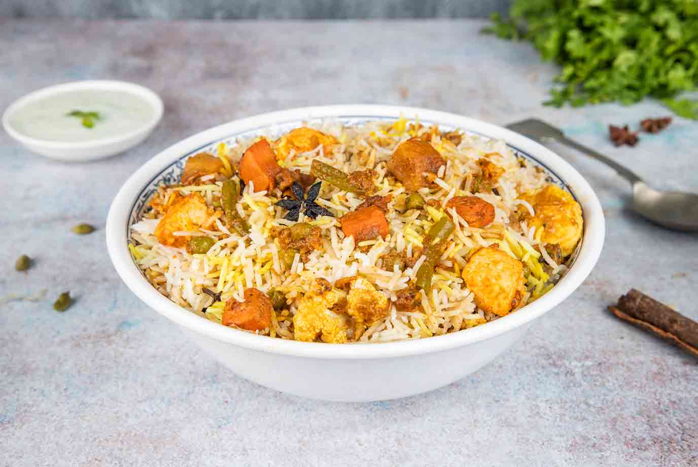 Order Lucknowi Veg Biryani Serves 1 Online From Behrouz Biryani